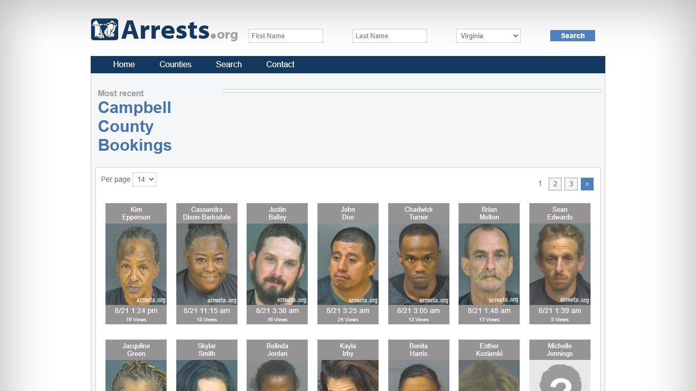 Campbell County Arrests and Inmate Search